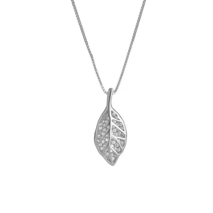 Skanto | Nature Sparkle Treblad Anheng Halskjede