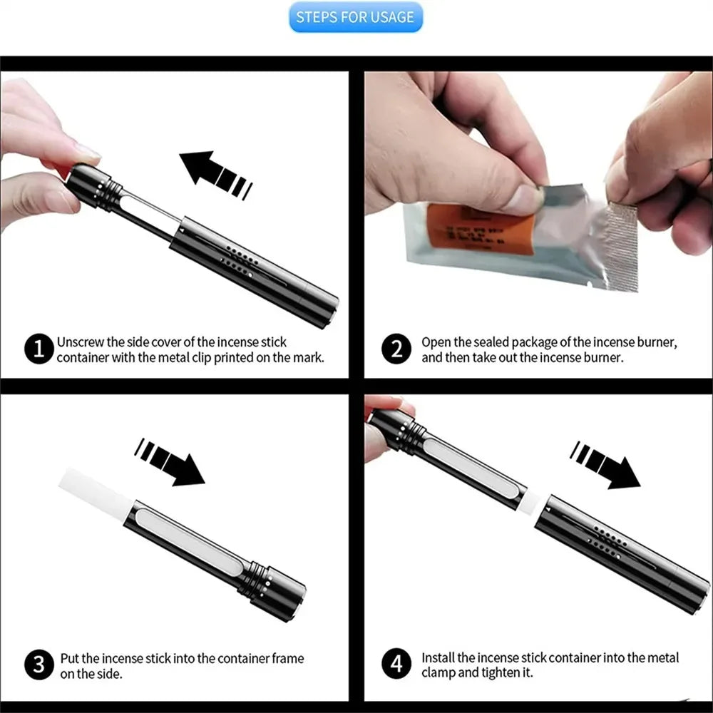 Norvo | AROMOVA Bilparfyme Klips | Langvarig naturlig duft med essensielle oljer | Justerbar ventilklips | Ingen lekkasje | For bil- og romluft