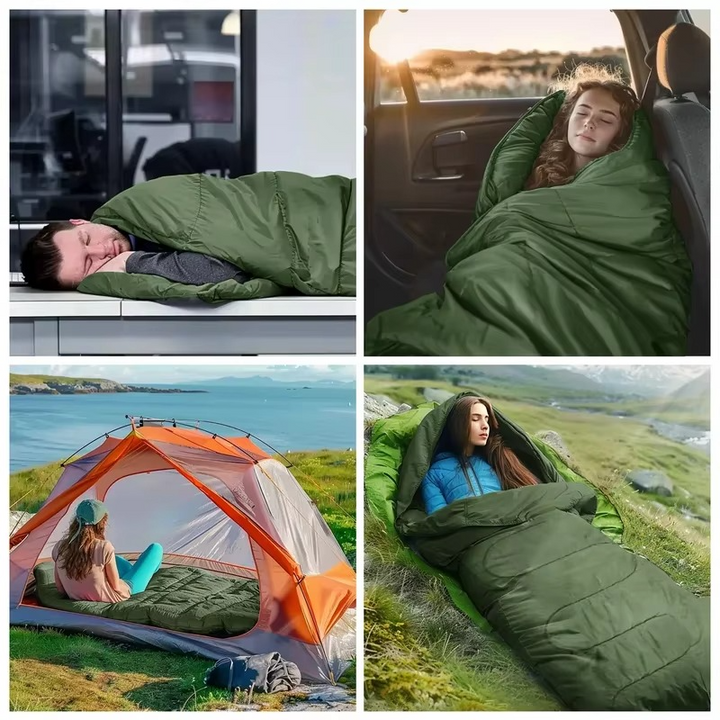 Skanto | Ultralett Vanntett 4 Sesong Camping Sovepose for Ryggsekk og Fotturer