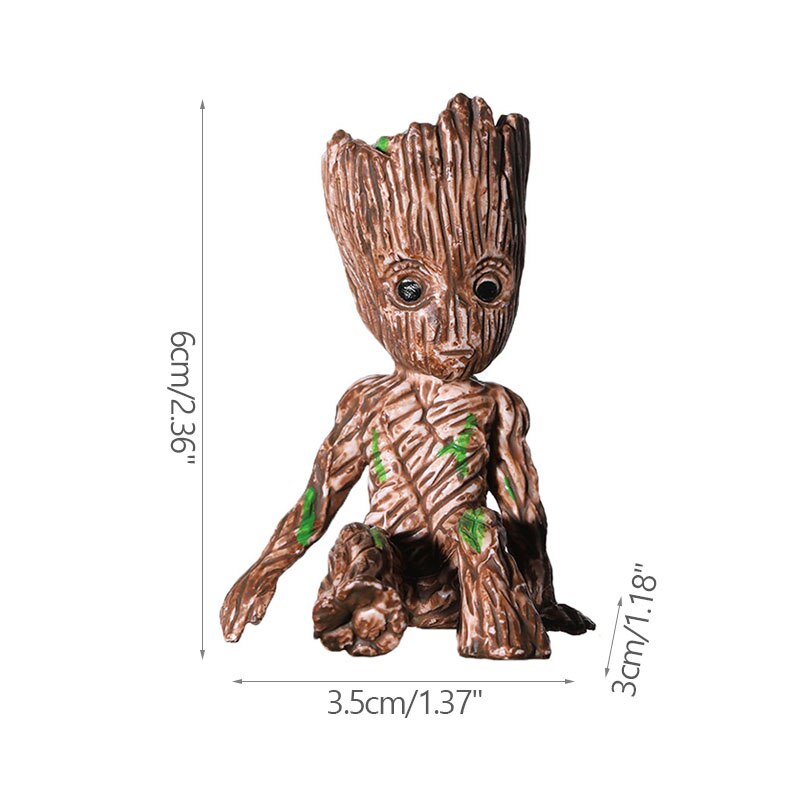 Skanto | Cartoon Stor Miniature Figur: Lekfull Kontor Dekorasjon