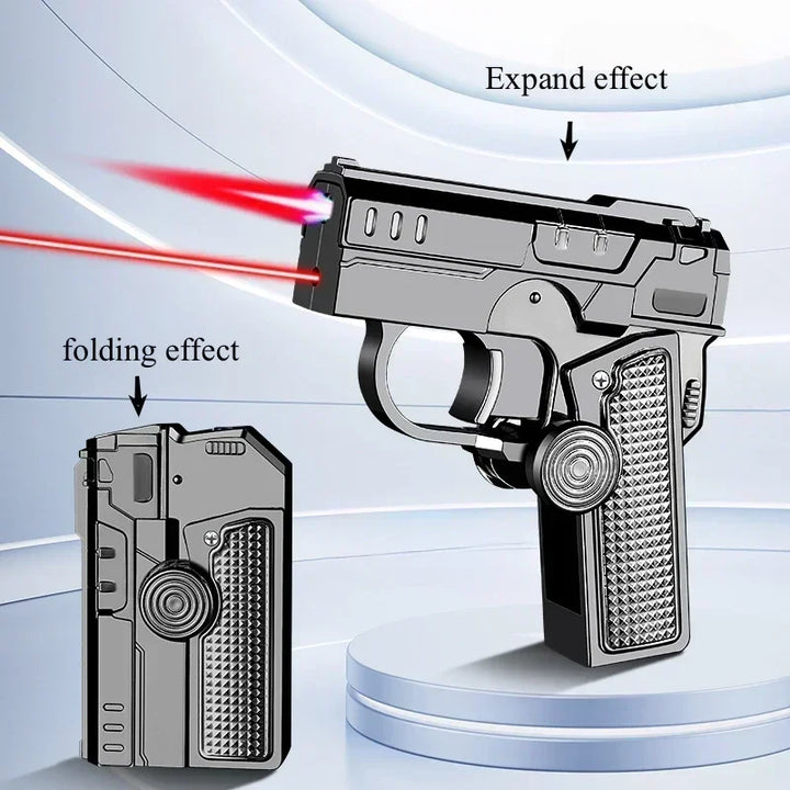 Foldbar Dual-Form Pistolformet Vindproof Lighter | Skanto