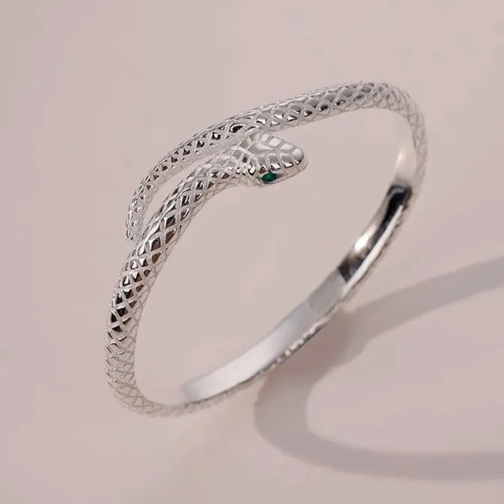 Skanto | Snake Justerbar Åpen Kvinner Armbånd