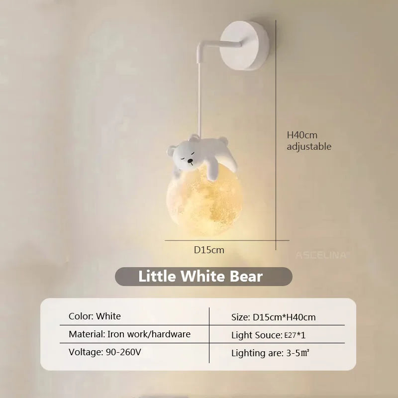 MoonGlow Light - Stilfulle LED Vegglampe for Rom Skanto