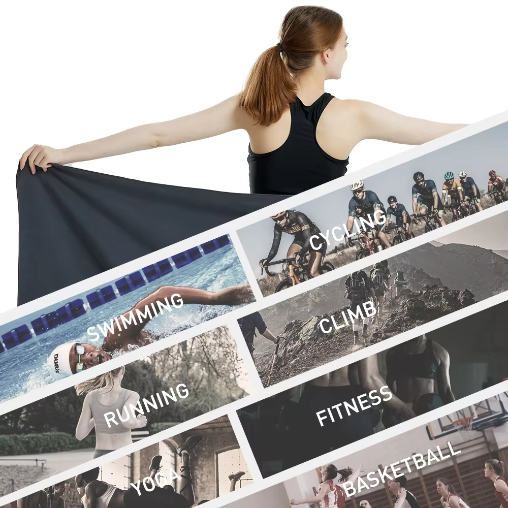 Skanto | Hurtigtørkende Mikrofiberhåndkle for Reiser, Sport, Gym, Strand & Yoga