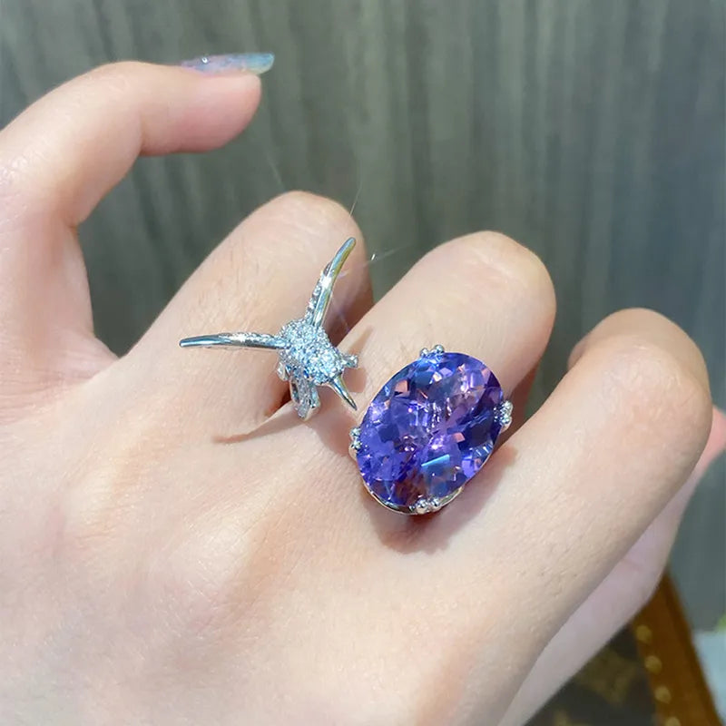 Skanto | Majestetisk Kolibri Edelsten Ring