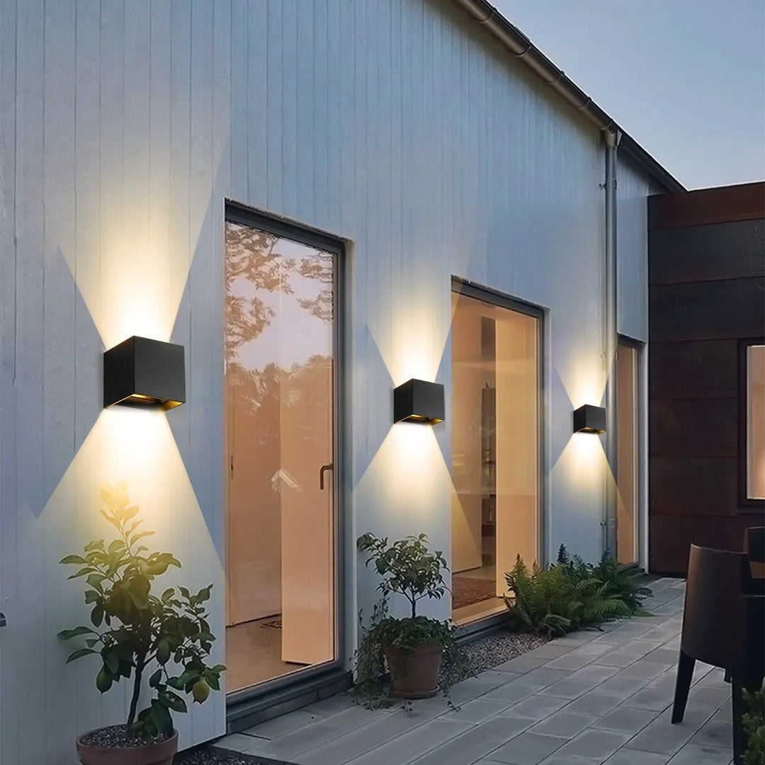 Utendørs LED-vegglampe | Skanto