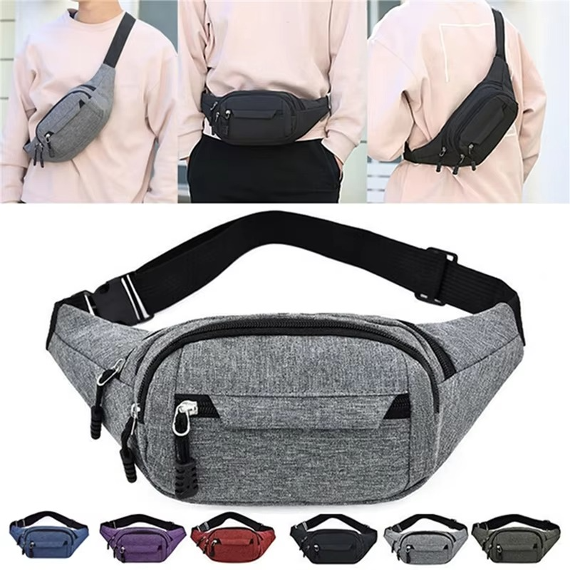 Skanto | Unisex Vanntett Lærveske for Midje og Crossbody for Friluftsliv
