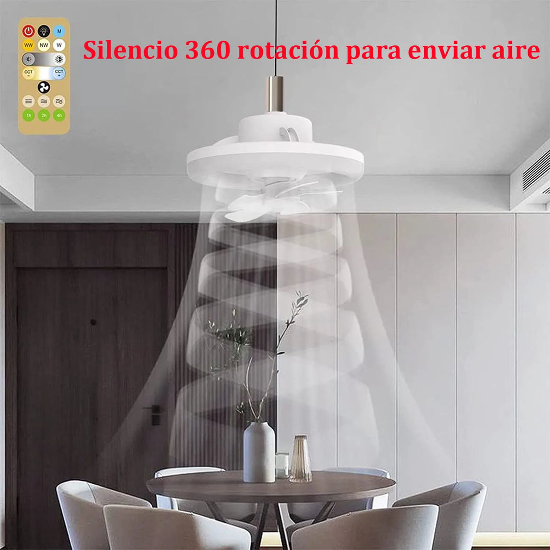Skanto | 2 i 1 Svingbar Vifte LED Lampe