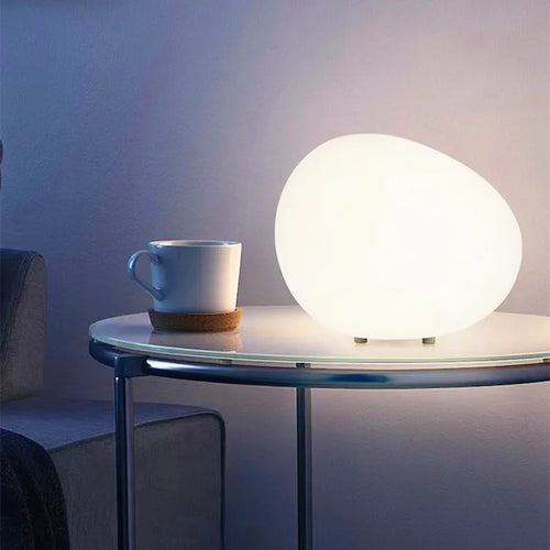 Kobbelsten Hvit Lampe Skanto