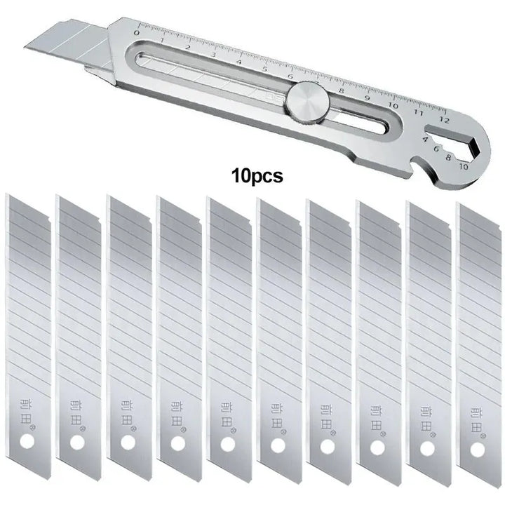 6i1 Multifunksjonell Rustfritt Stål Uttrekkbar Tungt Oppgave Snap-Off Blade | Skanto