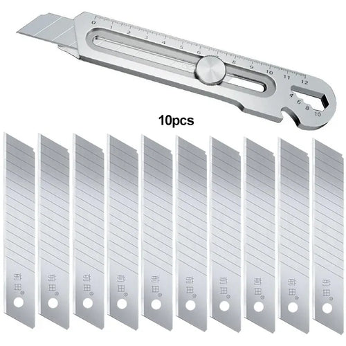 6i1 Multifunksjonell Rustfritt Stål Uttrekkbar Tungt Oppgave Snap-Off Blade | Skanto