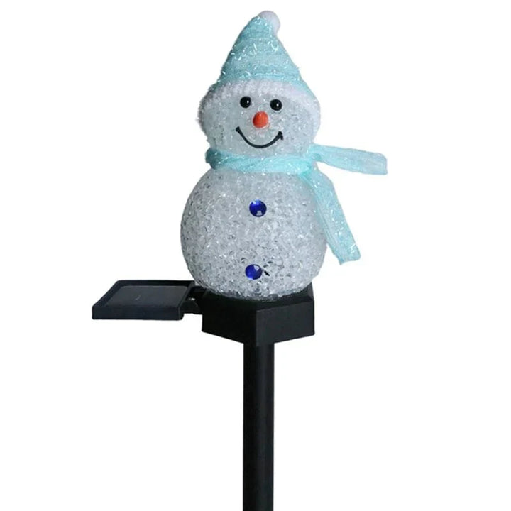 Solar-Powered Snowman Lamp - SolarSnow | Skanto