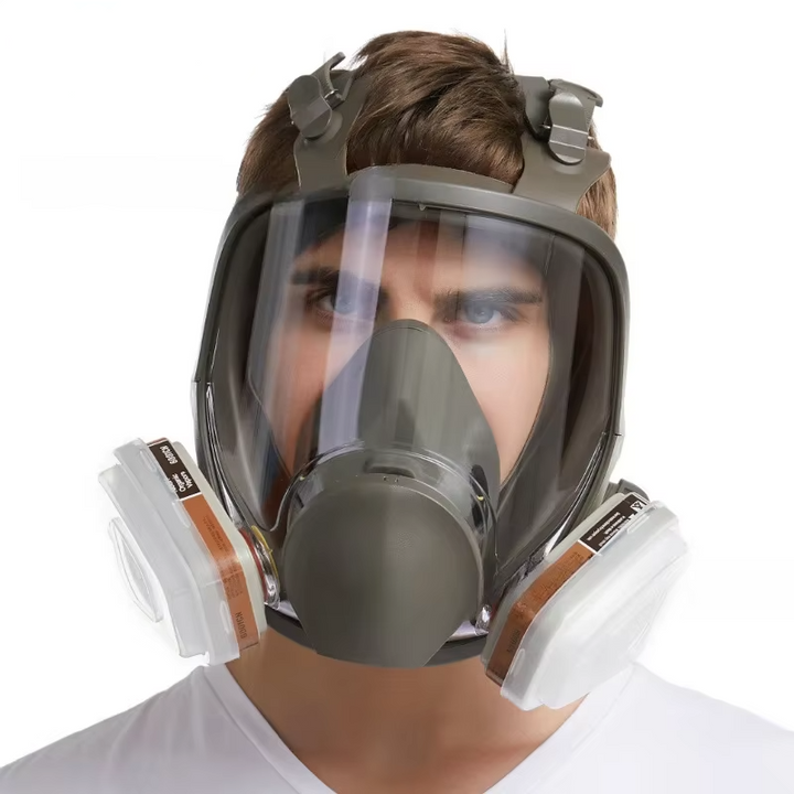 Skanto | Omfattende helansikts respirator sikkerhetsgassmaske med anti-dugg beskyttelse