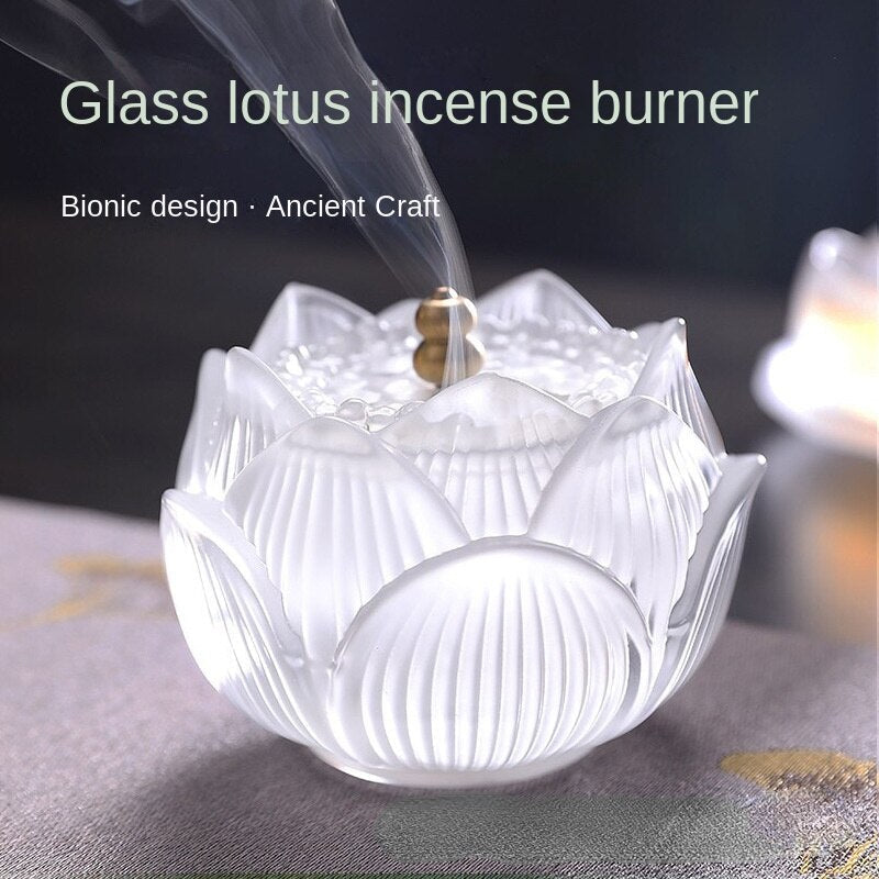 Skanto Decor Skanto Innendørs Røykfyr Sederovn Lotusvann glasert Røykstempleovn Ornament