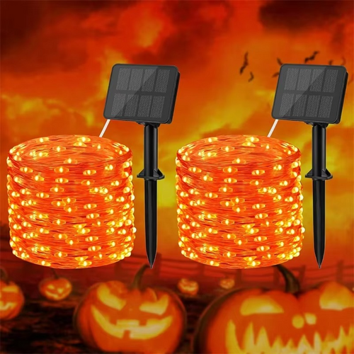 Skanto | Fortryllet Solar LED Hagebelysning – Kobbertråd