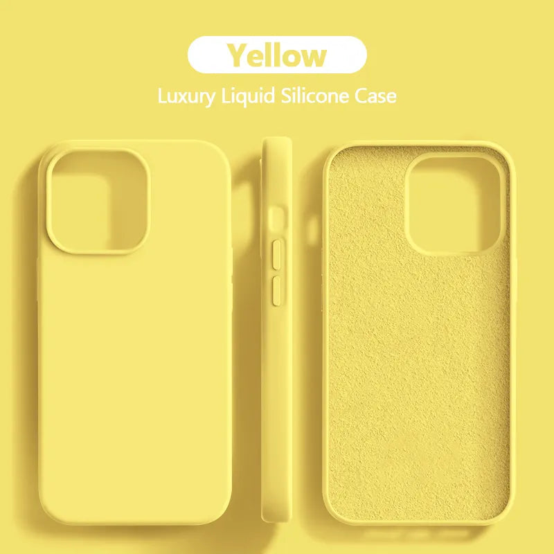 Skanto | Flytende silikonetui støtsikkert for iPhone 15 14 13
