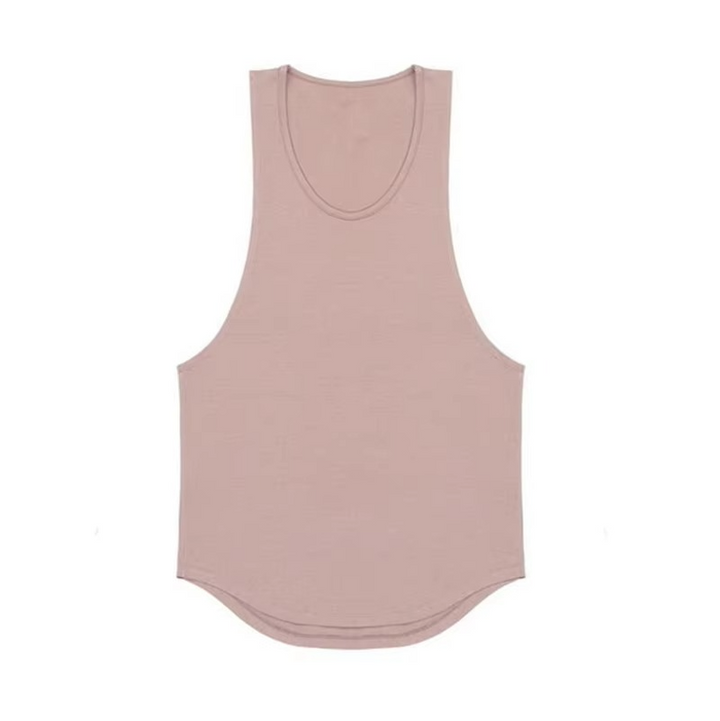 Skanto | Herres Bomull Pustende Ermeløs Trenings Tank Top