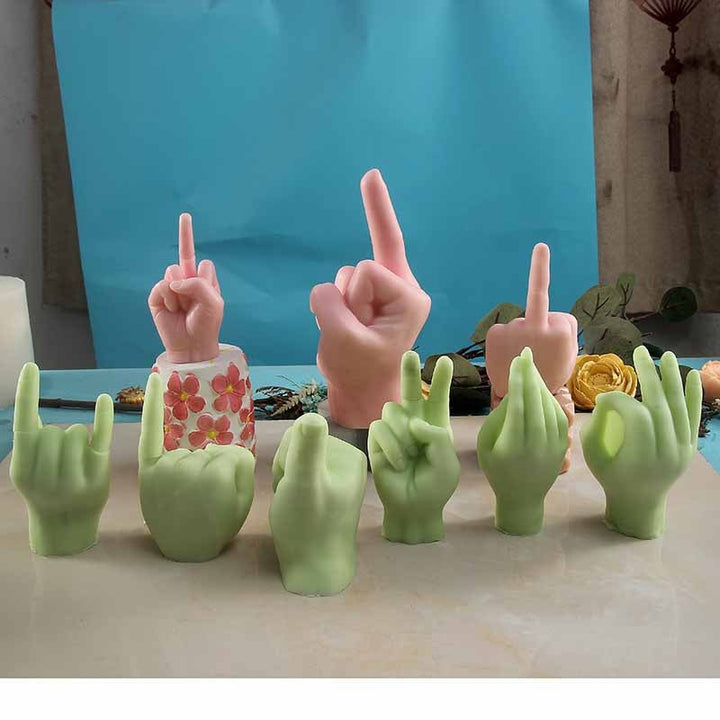 Skanto | Midt Finger Håndgester Kunstnerisk Lys DIY Former