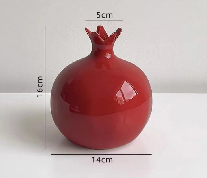 Keramisk Granateple Vase | Skanto
