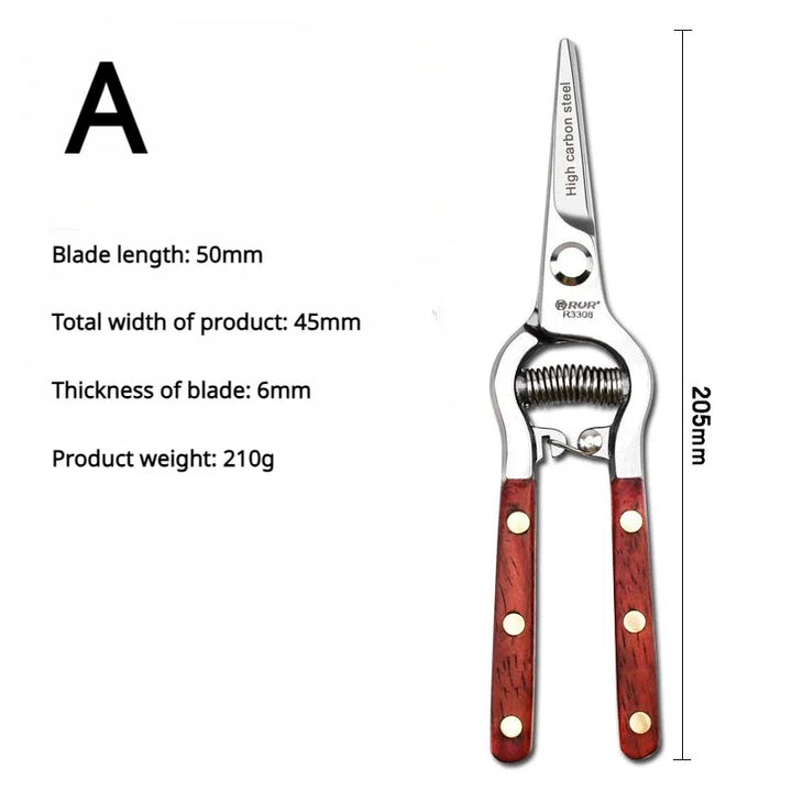 Skanto | TreeGrip 20 | Hagesaks med treskaft | 20 cm | Smidd karbonstål | For grener & frukttrær