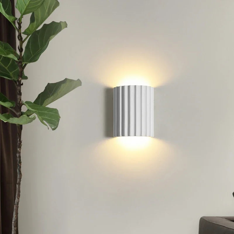 Norvo | Nordiske LED vegglamper i harpiks Blubs G9 for soverom, nattbord, bakgrunn, gang, restaurant, innredning, veggbelysning apparater