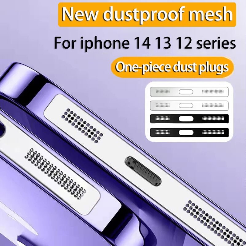 Norvo | 8stk Metall Telefon Høyttaler Støvsikker Klistremerke Nett