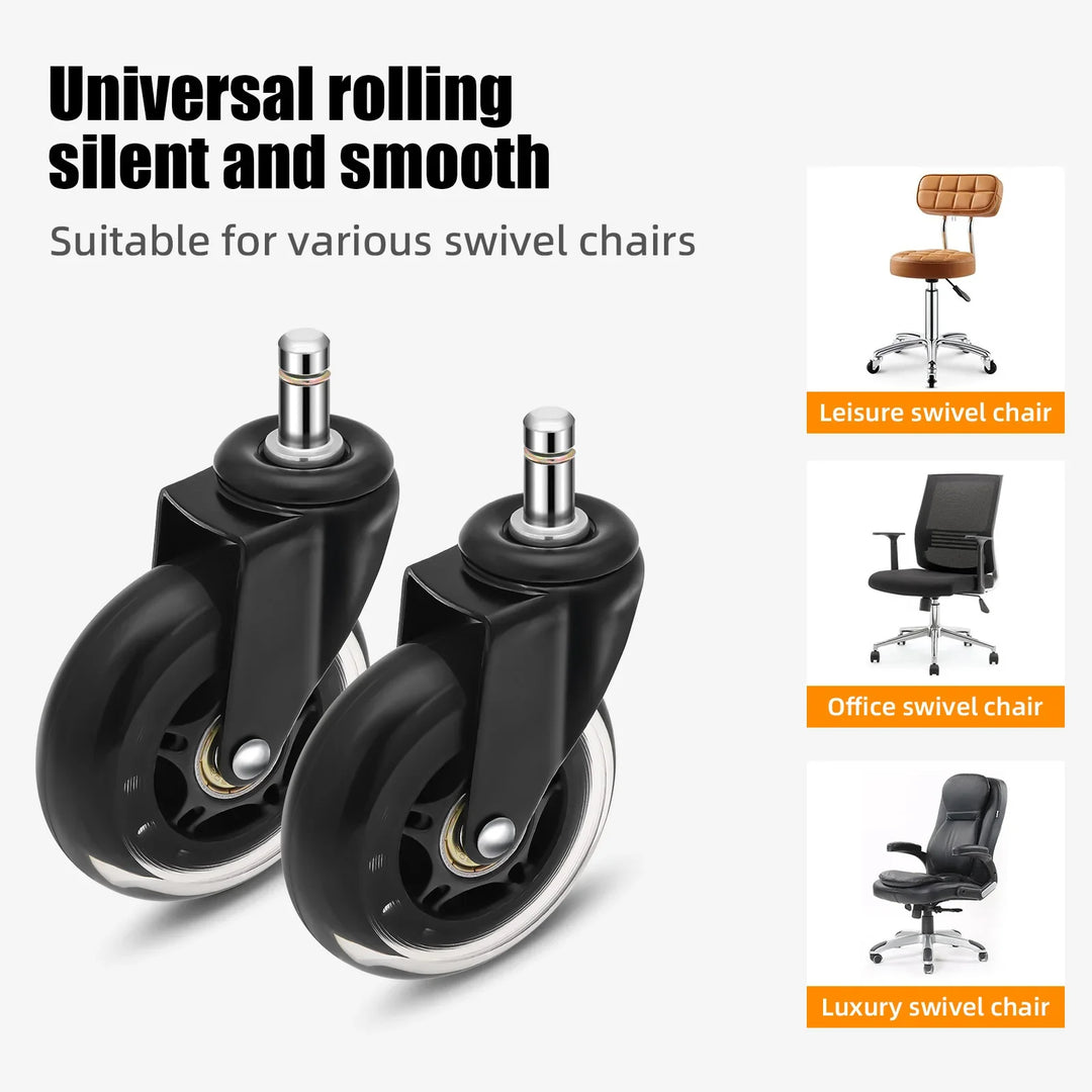 Skanto | Svivelruller Kontorstolhjul  5PCS