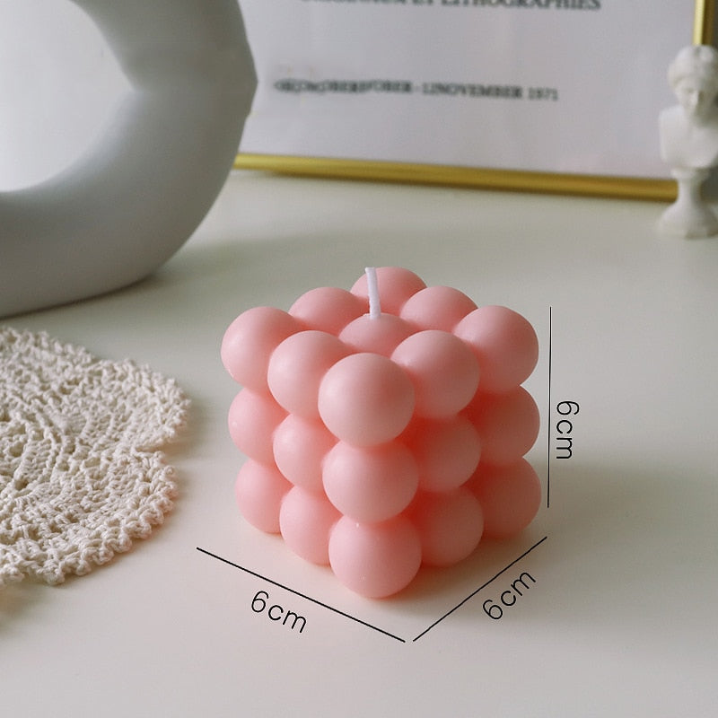 BubbleGlow Stearinlys - Trendy Stearinlys for Ditt Interiør Skanto