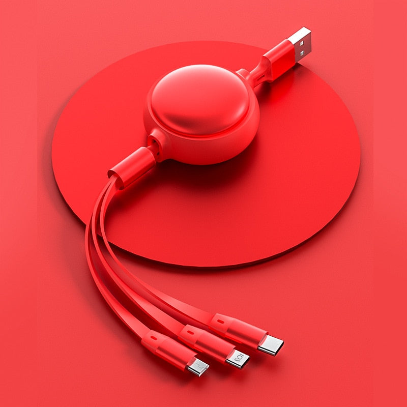 Skanto | 3i1 Utvidebar Hurtigladerkabel