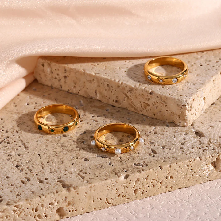 Skanto | 18k Stjerne & Stein Inkludert Ring