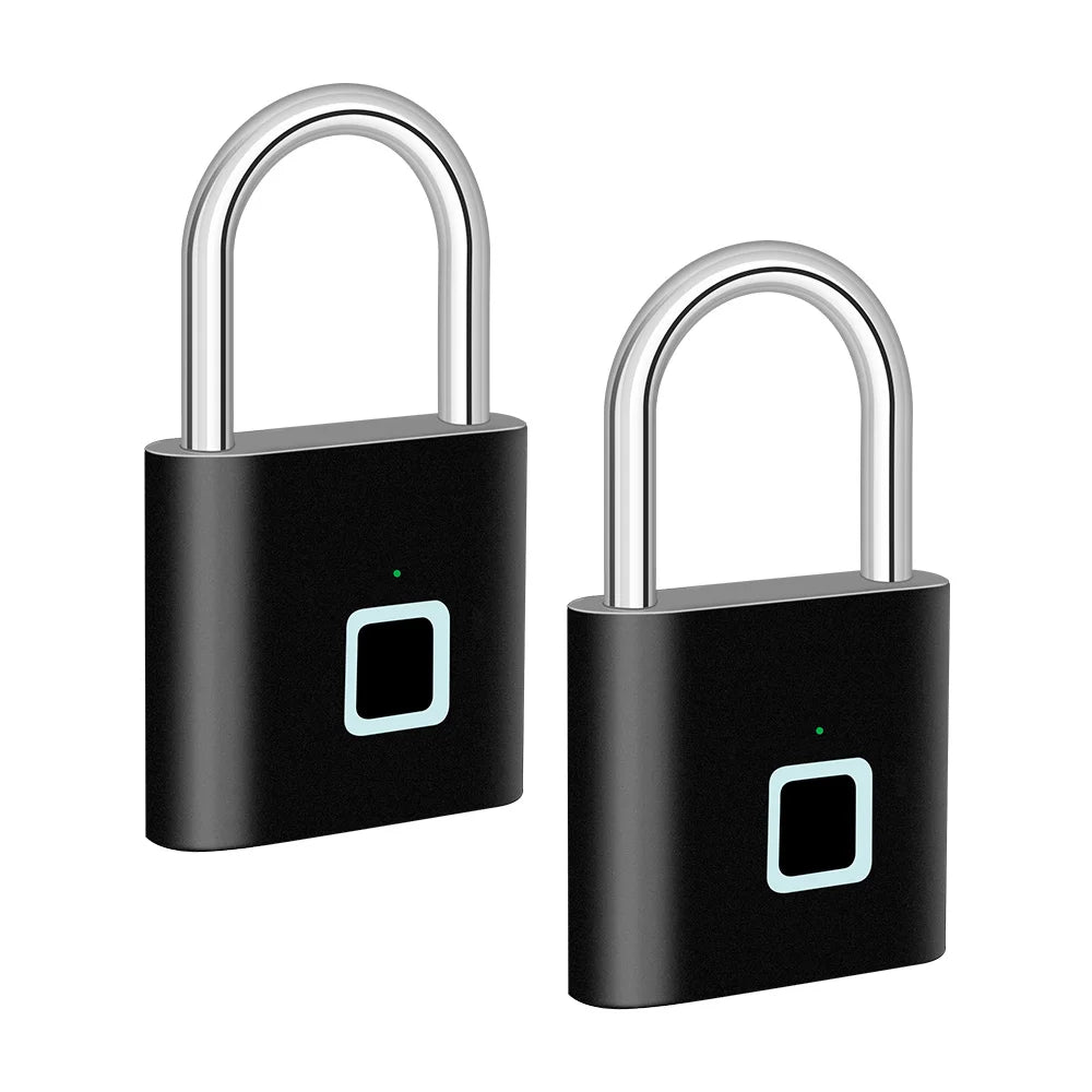 Frendorf | Smart Fingeravtrykk HengeLås med USB-lading og vanntett design – Titan