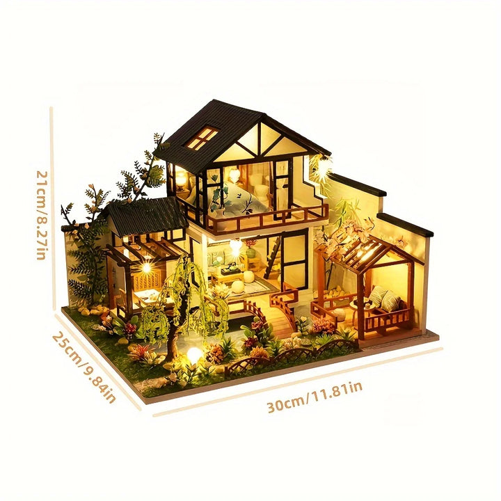 Skanto | Minvella | DIY Miniatyrtrehus | 3D Byggesett for Selvmontering | Kreativt Håndverkssett for Tenåringer og Voksne | Perfekt Gaveidé