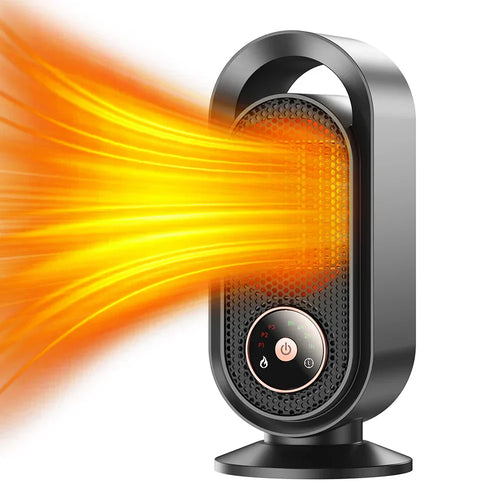 Skanto | WarmBreeze Mini Varmer – Bærbar 1000W Viftevarmer for Skrivebord og Rom