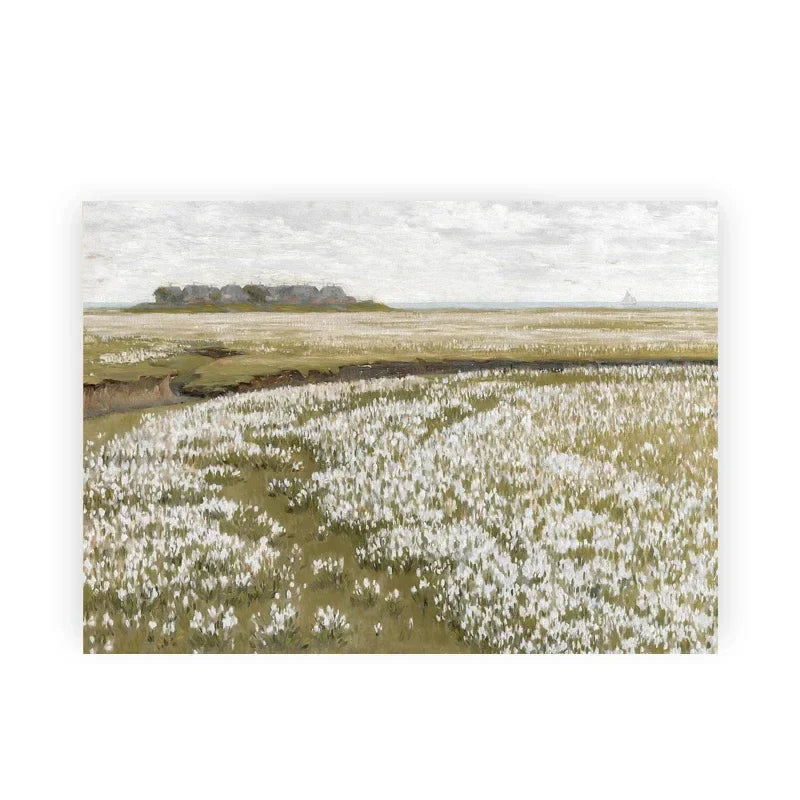 Classic Vintage Summer Landscape Fine Art Canvas Prints Gallery Wall Art Pictures for Living Room Dining Room Bedroom Art Decor | Skanto