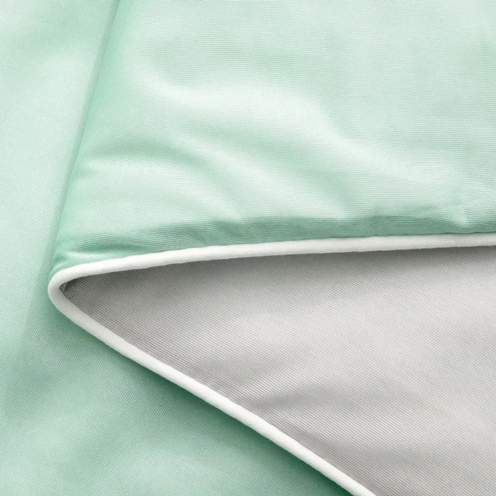 Air Condition Sommer Komforter — Ren Farge Is Silke Kjøleteppe, Lett & Glatt Twin/King Størrelse Quilt | Skanto
