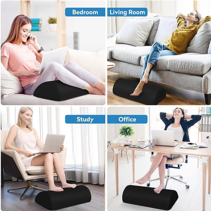 Skanto | Ergonomisk Fottrekk – Under-bord Fotstøttepute for Kontor & Hjem