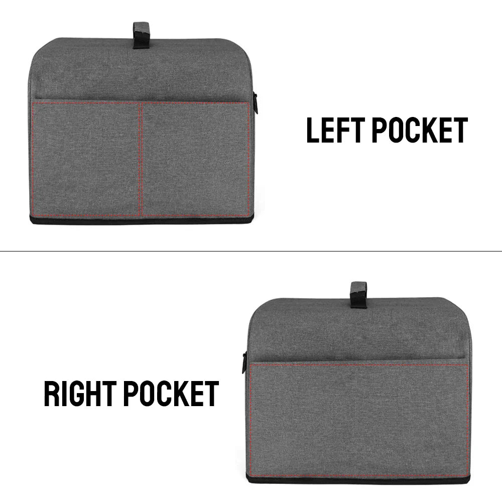 Norvo | Kjøkkenbeskyttelse Brødrister & Airfryer Deksel | Støvbeskyttelse med Lommer | Vanntett & Lett å Tørke Av | For Ninja Foodi Grill, Airfryer, Brødrister & Mikrobølgeovn