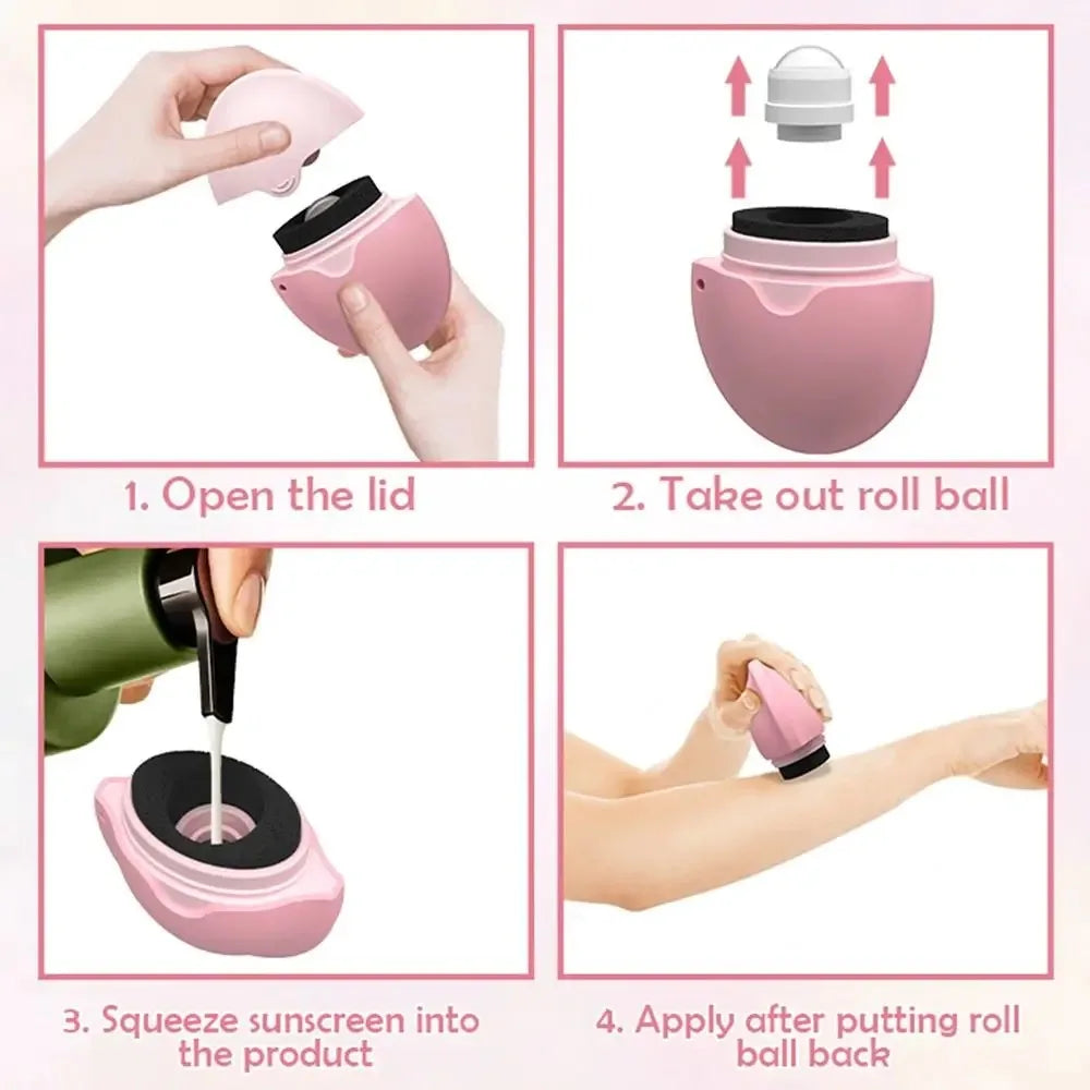 Skanto | Påfyllbar Silikon Solkrem Roller