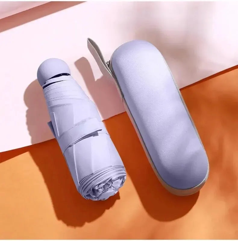 Mini solskjerm regnvær beskyttelse minimal paraply | Skanto