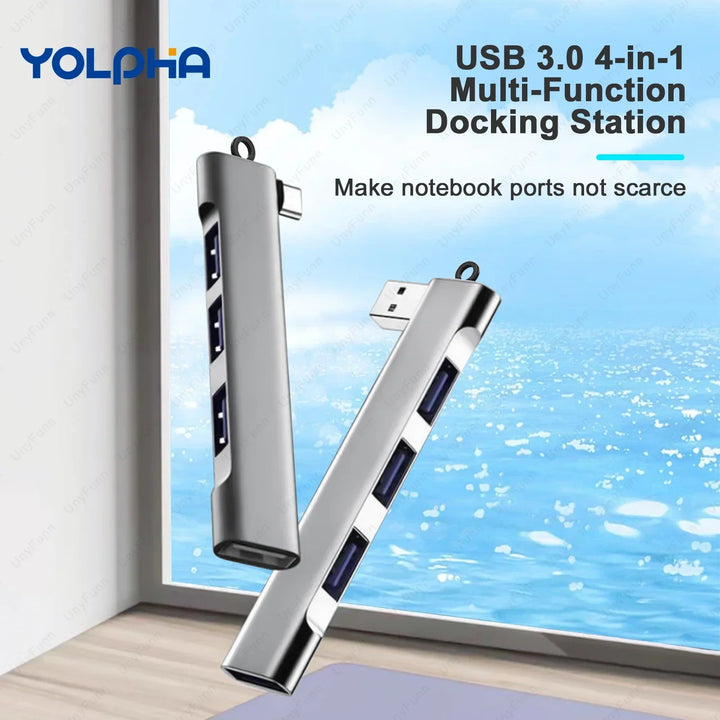 Skanto | Type C - USB Dockingstasjon Hub
