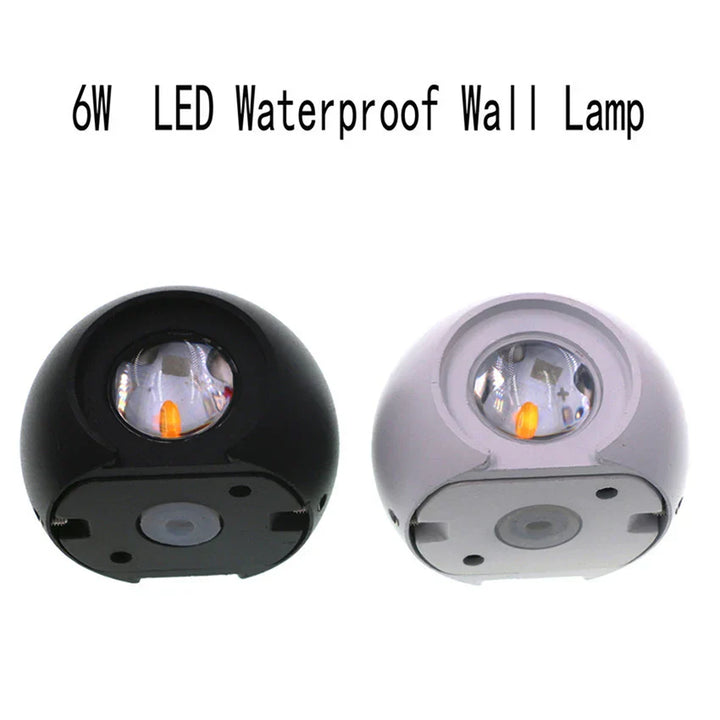SolarGlow - 6W Vegglampe for Utendørs Skanto
