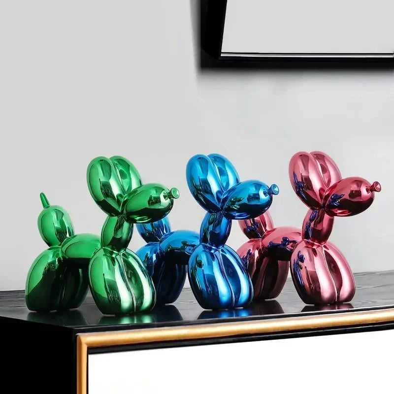 Skanto | Nordisk Ballonghund Skulptur Harpiks Dyreskulptur Kunst Skulpturer og Figurer Håndverk Hjem Innredning Rom Desktop Tilbehør