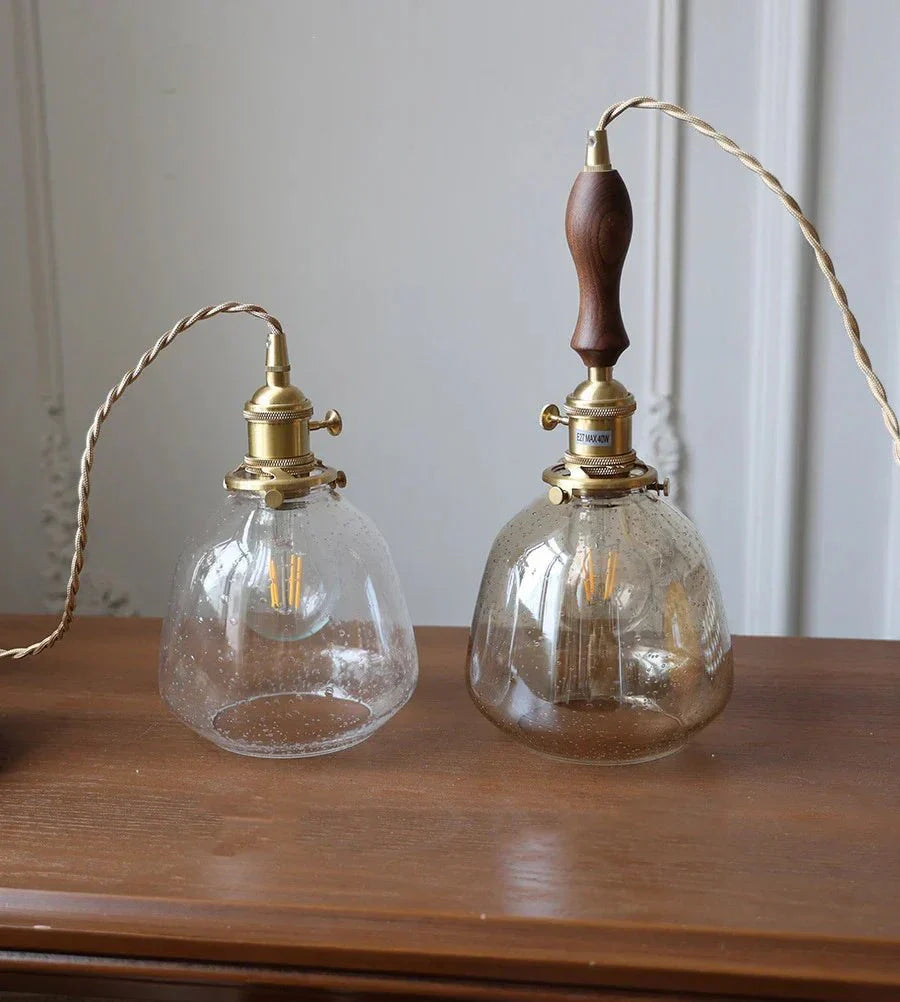 Skanto | NostalgiaLuxe - Elegant vintage glass lamp - Sofistikert atmosfære garantert