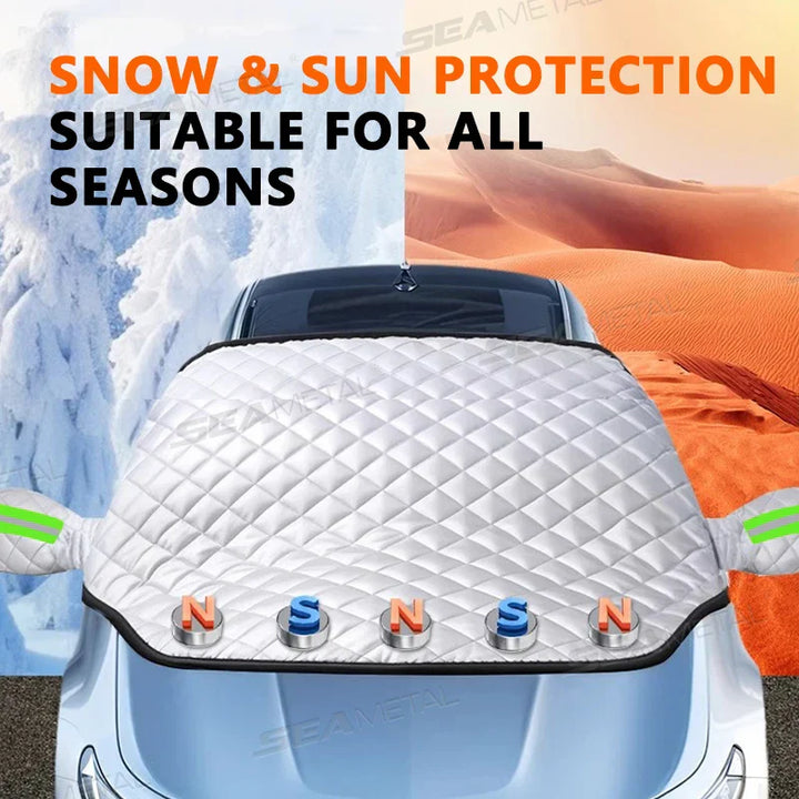 Skanto | FrostGuard Pro 5-lags vindbeskyttende magnetisk isbeskyttelse for frontruten