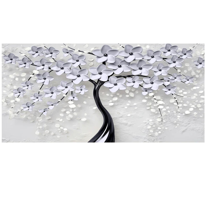 Abstract Floral Large Flower Petal Wood Wall Art Fine Art Canvas Prints Picture For Living Room Bedroom Lounge Art Decor | Skanto