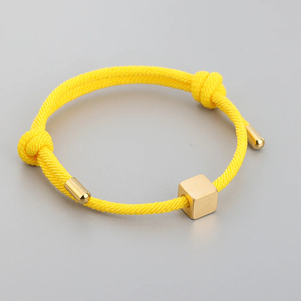 Skanto | Justerbare Par Boks Bokstav Initialer Armbånd