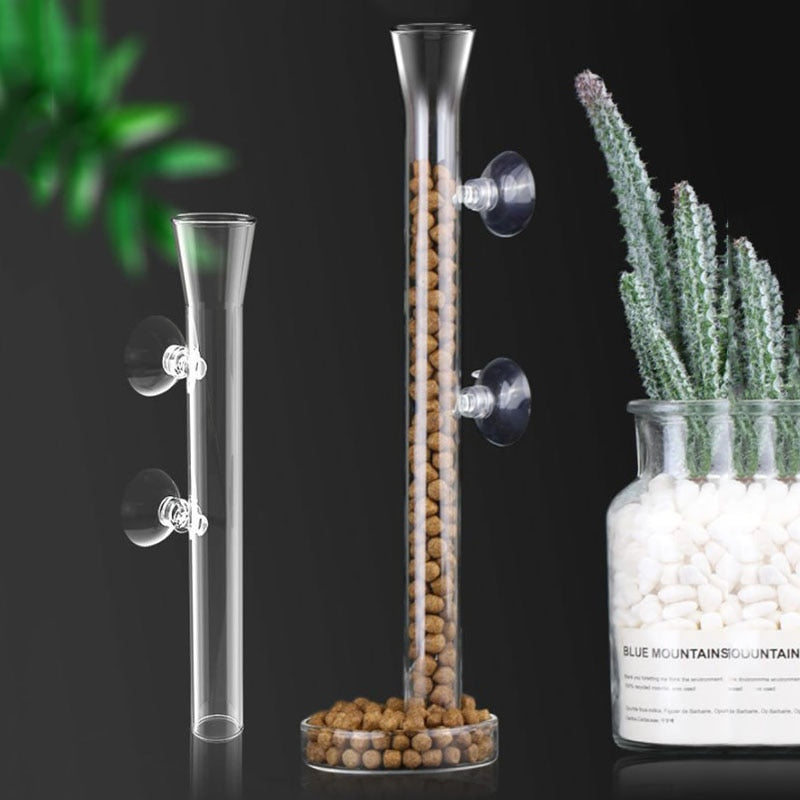 Skanto | Transparent Akvarium Glass Tube Fisk Materiell