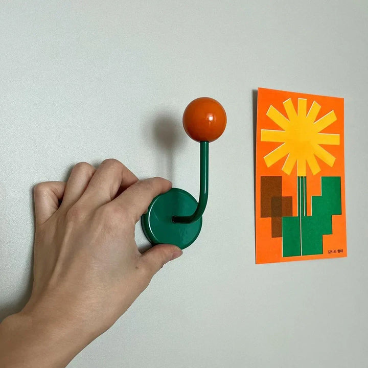 Magnetisk Retro Kule Veggkrok | Skanto