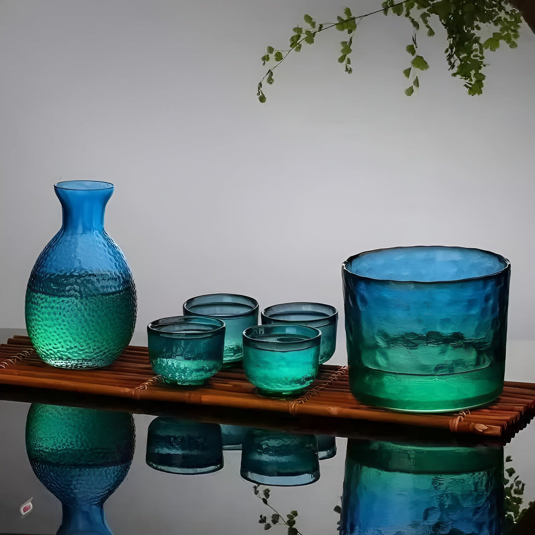 Japansk Glass Sett – Elegant Sake & Whisky Sett | Perfekt for Bar & Hjem | Skanto