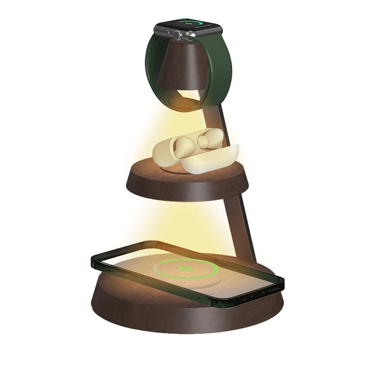 Skanto | Desktop Powerhouse Multi-Device Wireless Charger Stand